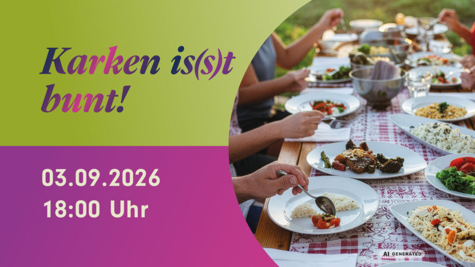 Karken isst bunt – Zu Tisch am Platz am 03. September 2026